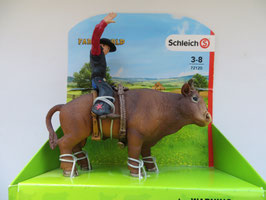 Schleich Cowboy auf Bulle Rodeo