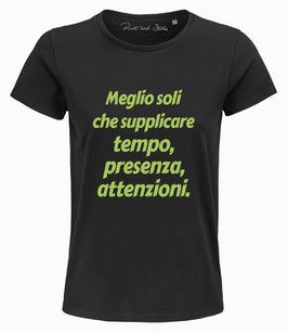 T-shirt MEGLIO SOLI