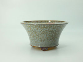 pot rond shino gris