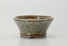 pot rond shino gris