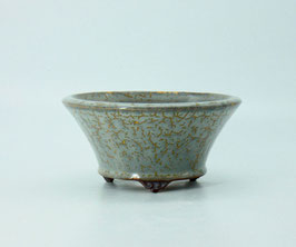 pot rond shino gris