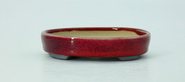 pot ovale rouge de cuivre