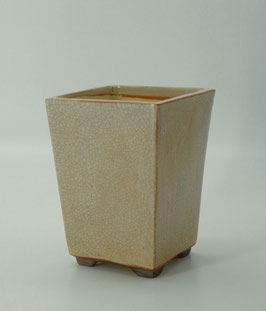 pot carré haut raku