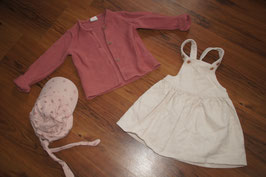 *MD91 Strickjacken Outfit Latzrock 86/23 Monate