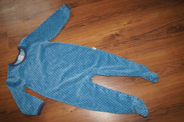 *JD11 PUSBLU Samtstrampler 86/92