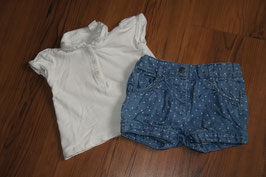 *MC31 Sommer Jeans Outfit 74cm Zara und Vertbaudet