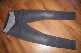 U201 graue Umstandsjeans kurzer Bauch 36