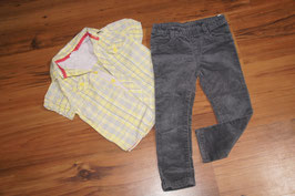 29JE Feincord Hemden OUtfit 92/94cm