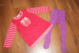 144MD Eulen Strick Outfit 86 + Strumpfhose