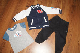 *JC26 Baseballjacken Kombi 74/80
