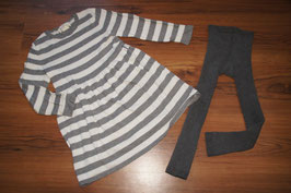 *MF17 Strickkleid 110/116 plus Legginsgeschenkt