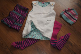Hema Angora Wolle Kombi 86/92 Winteroutfit