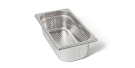 Gastronorm Edelstahlbehälter Modell 1/3 104 gelocht / 84020116