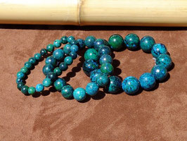 Bracelets en azurite-chrysocolle