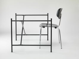 Tischgestell E2 - Versetzte Verstrebung - LARGE