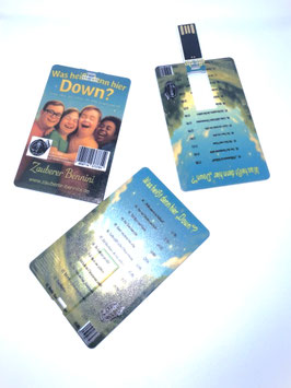 USB-Stick mit Musikalbum "Was heißt denn hier ´Down`?"