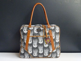 Mongoose Day Bag "Pincushion Cream/Charcoal"