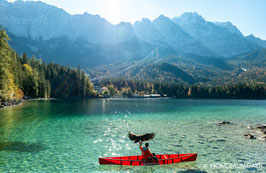Eagle Wings - Protecting the Alps Ambassadors, Jacques Olivier Travers & Victor, Eibsee, German Alps 2018