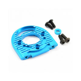 Support moteur alu bleu FASTRAX pour TAMIYA TT02