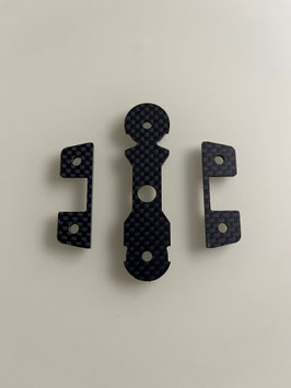 Kit carbone réglage hauteur chassis 2.0mm  BB One