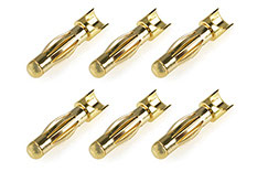 Connecteurs Mâle 4mm (6pcs)