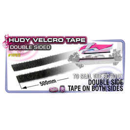 Bande Velcro autocollant Hudy 8 x 500mm