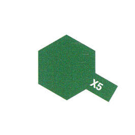 Pot de peinture acrylique Tamiya vert brillant X-5 10ml