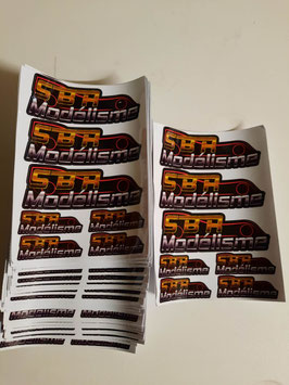 Stickers SBR Modélisme (A5)