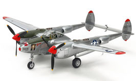Maquette Tamiya Lockheed P-38J Lightning 1/48