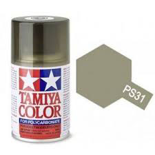 Peinture aérosol lexan Tamiya fumée 100 ml PS31
