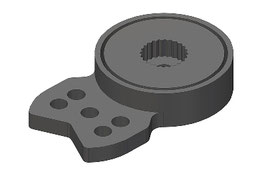 Team Corally - Sauve servo - HD Grand - Universel - 23-24-25 Spline - Trou de 3mm