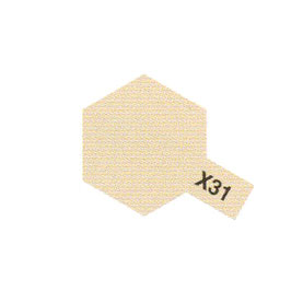 Pot de peinture acrylique Tamiya or titanium X-31 10ml