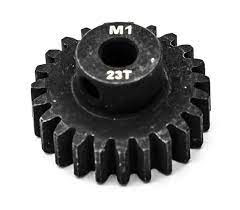 Pignon moteur M1 D 5 mm 23 dents acier
