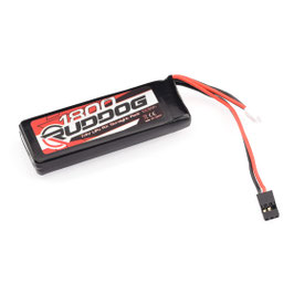 Accu extra plat RUDDOG lipo 7.4v 1800Mha