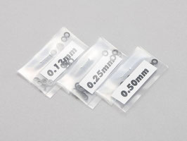 Rondelles 2.5mm (0.13/0.25/0.50mm)