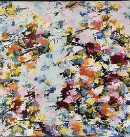 Titre: Pur Bonheur.   Grandeur 20x20 pouces