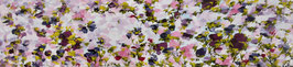 Oeuvre originale signée LaRoche Titre: Le temps des fleurs Grandeur: 12x48 pouces