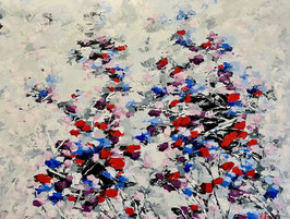 Titre: Mouvement du coeur             Grandeur: 30x40 pouces
