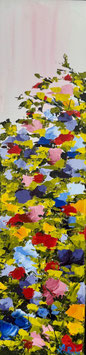 Oeuvre originale signée LaRoche.  Titre: Bouquet de joie  Grandeur: 24x6 pouces