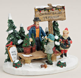 Miniatur Christbaumverkauf