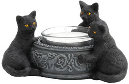 Katzen Teelichthalter