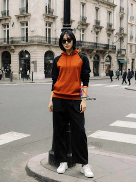 Sudaderas ranglan bicolor