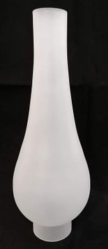 Ersatz Zylinder matt mittel für Öllampe  mit Spiegel am oben angezeigten  Bild, Höhe ca. 230 mm Außen Durchmesser unten ca. 43 mm, Durchmesser breiteste Stelle 82 mm