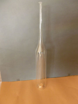 Flasche für Zigarre Inhalt 0,3 L., Durchmesser Außen 55 mm, durchmesser Zylinder Innen 20 mm, Höhe ca 410 mm
