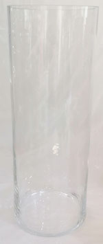 Vase mundgeblasen klar Glasvase Blumenvase Kristallglas Höhe 50 cm Durchmesser 20 cm Öffnung 20 cm Wandstärke 3 mm