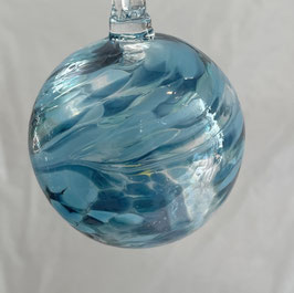 Kugel zum hängen bunte Glaskugel Ornament Fensterdekoration mundgeblasenes Kristallglas Durchmesser ca. 8 cm in verschiede Farben die reihen Folge ist gleich mit Bilder