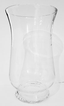 Vase Kristallglas klar mundgeblasen, Höhe ca. 40 cm, Öffnung ca. 21 cm