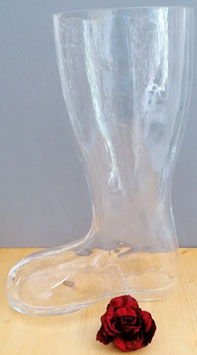 XXXL Glasbierstiefel inhalt 5 Liter, Höhe ca. 38 cm, mundbeblasenes Kristallglas