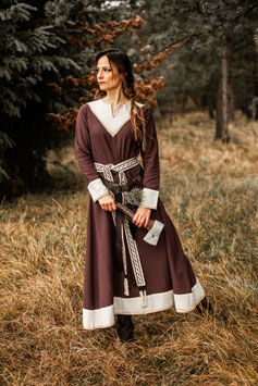 Wikingerkleid Jorunn, braun