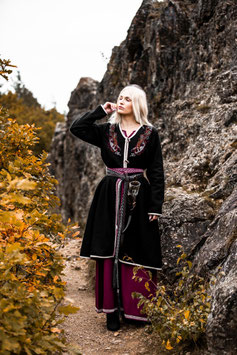 Birka Mantel Skadi, schwarz